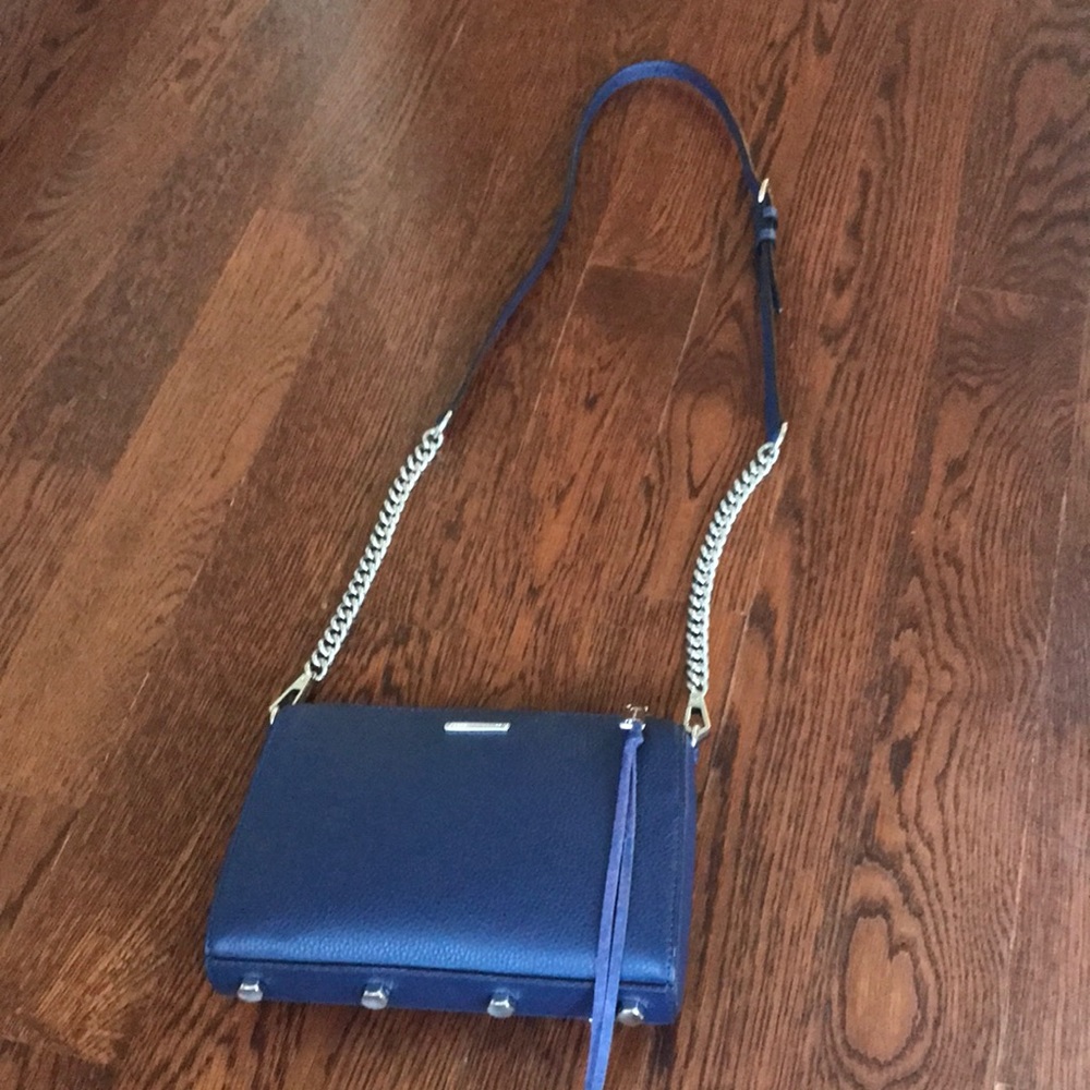Rebecca Minkoff leather crossbody bag.